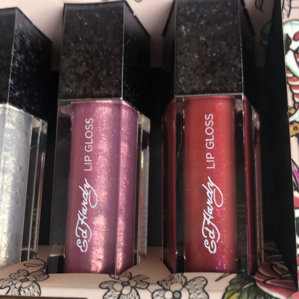 ED HARDY Glossy Delights Lip Gloss Set - 5 Colors